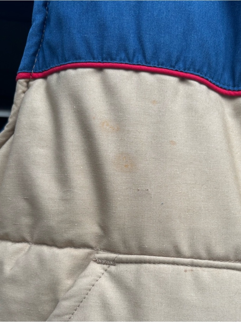 Vintage Walls Blizzard-Pruf Insulated Down Puffer Vest Mens Made in USA *FLAW - Picture 3 of 6